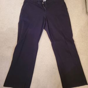 Old Navy Women's Plus Bootcut Black Khakis 20W